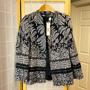 NWT Ellen Tracy Floral Jacket, size 6